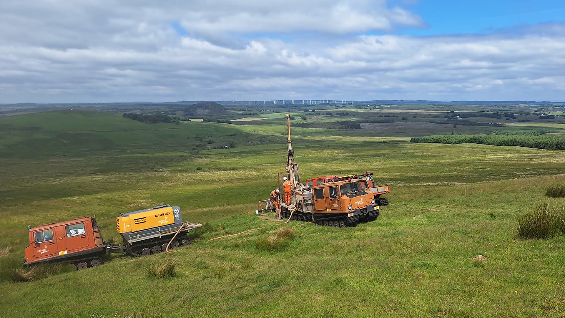 Hagglunds on site at Mill Rig